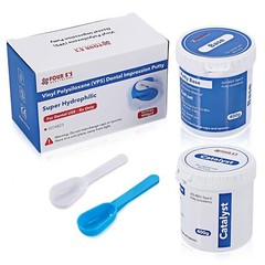 New Dental Impression Putty Fast Set 800g VPS Putty (400g Base & 400g Catalyst)