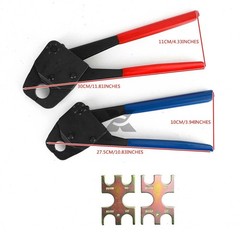 1/2″ 3/4″ PEX Crimp Tool Kit Plumbing Crimper And Angle Gauge Tools Combo