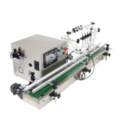 110V Automatic 4Head Magnetic Pump Filling Machine Liquid Bottle Filler 5-1000ml