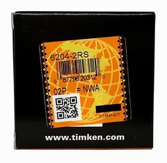 10PACK TIMKEN 6204-2RS 20X47X14MM Double Rubber Sealed Bearings 6204RS 6204RSH