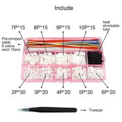 Pre-Crimped PH 2.0mm Connector Cable Kit for Battery, Arduino, JJRC H36, Inductr