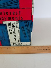 Vintage Porta File Personal Vertical File Box 1970s Red White Blue Ballonoff