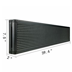 40″X8″ /40×15″ LED Scrolling Sign 3 / 7-Color Programble Advertising Board wifi