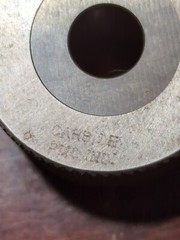 PMC Carbide Plain Bore Ring Gage 9.700 MM Class XX (R1)