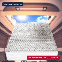 SIKADEER RV Vent Insulator Energy Saving RV Skylight Cover 14″x14″, 2 Pack | Alu