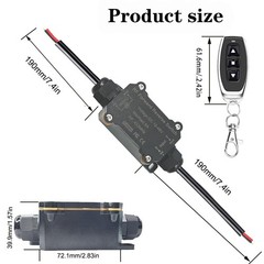 Waterproof DC12V/48V/8A Forward Reverse Remote Switch Linear Actuator Motor