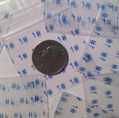BLUE WHALE DIME BAGS 1000pcs -2″ x 2″ ORIGINAL RARE PATTERN (10 PACKS x 100)