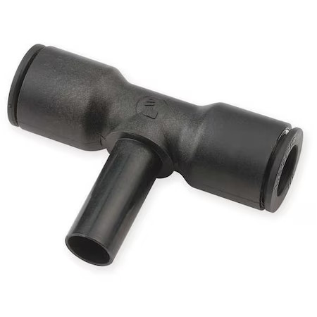 Legris 3188 08 00 Push-Fit Tee Fitting, 5/16 In Or 8Mm Tube Size, Brass,