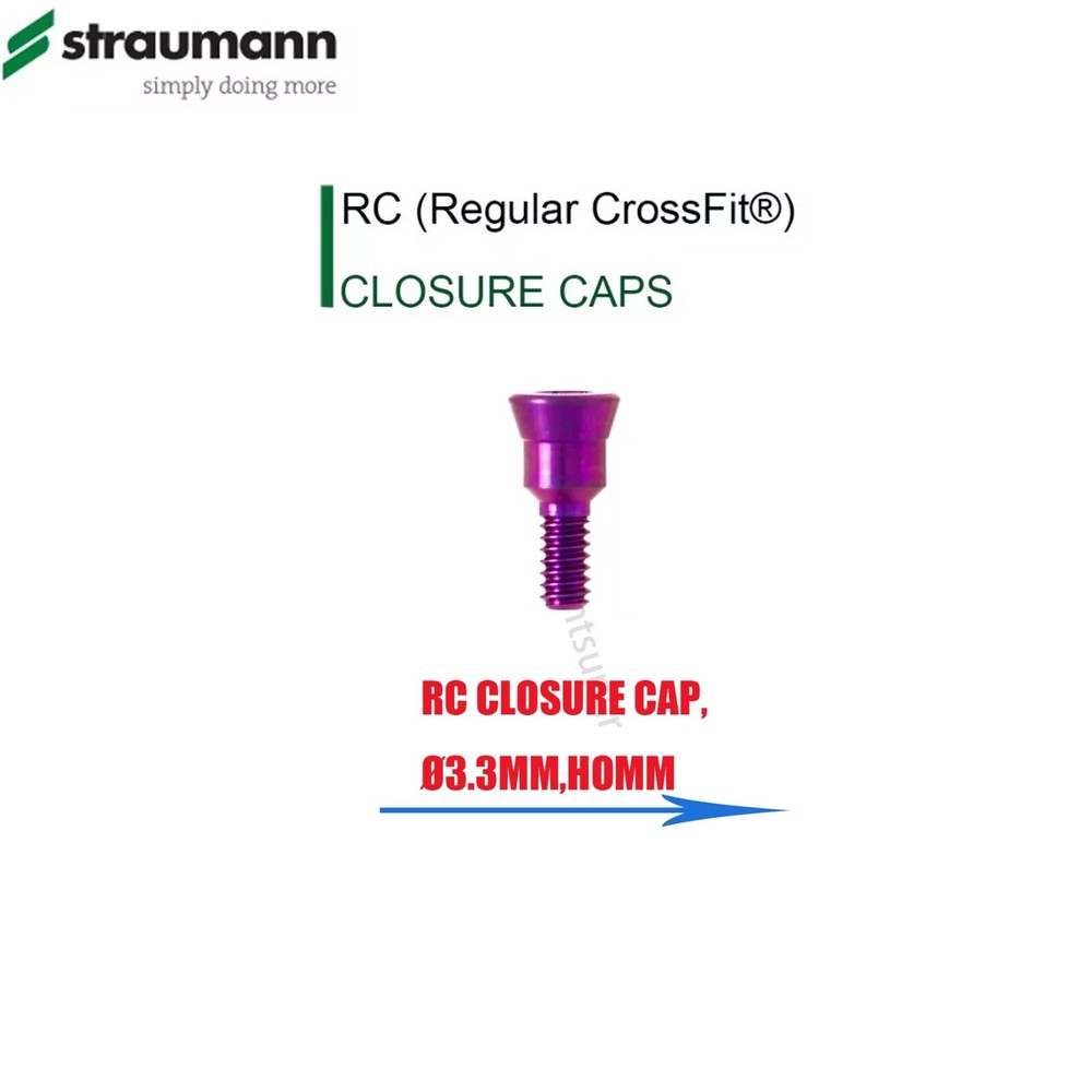 Dental RC Healing Abutment Caps Screw Fit ITI Straumann Purple 4.5/5/6.0/6.5
