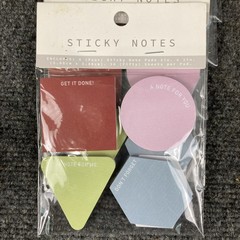Lot of 38 Packages of Shaped Sticky Notes Clouds Ducks Geometric Dinosaur NEW