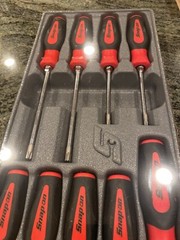 Snap On sgdtx90br t8-t45 9 Piece instinct torx screwdriver set sealed
