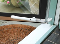 Vital Improvement: Easy-to-Install Bronze Door Closer with Hands-Free Hold Open