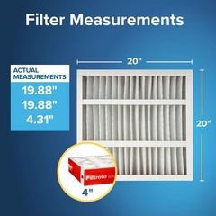 Filtrete 20x20x4 AC Furnace Air Filter, MPR 1000, MERV 11, Fits Honeywell, Al…