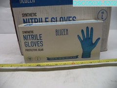 QTY=1000: BluZen Synthetic Nitrile Gloves Powder Free L 810676032072