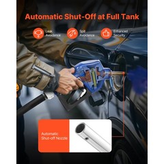 Uimoso 3/4 in Barb DEF Nozzle with Auto Shut-Off and 3/4 in Spout