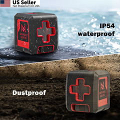 Self Leveling Laser Level 100ft Green Cross Line with Tripod IP54 Waterproof USA