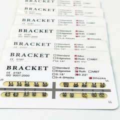Dental Orthodontic Metal Bracket Braces Edgewise Roth/Mini/Standard 018/022 Slot