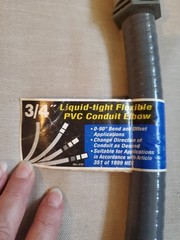 Carlon PVC Conduit Elbow, Flexible, .75-In. UAFAE