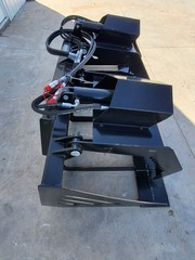 GIYI 72 inch Heavy Duty Root Grapple Bucket Hydraulic Skid Steer Attachment