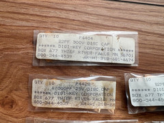 Ceramic capacitors – Various values and voltages (for hobbyists)