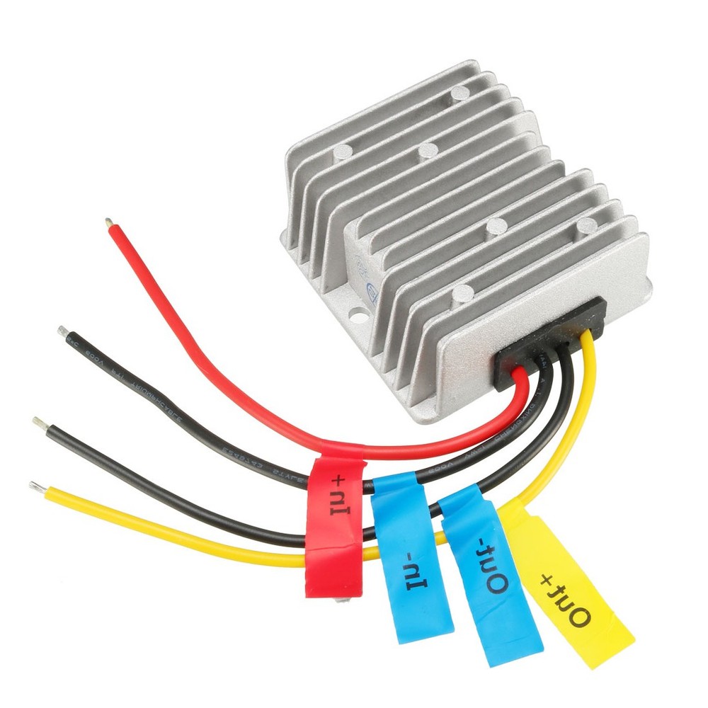 DC12V(10V~16V) to DC19V 8A 152W Power Converter Regulator Waterproof Converter