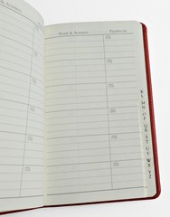 Vintage 1990s Tiffany And Company Address Book Red Leather Cover