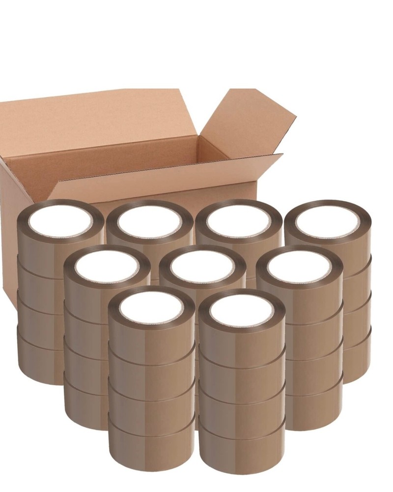 36 Tan/ Brown Carton Sealing Packing Tape Box Shipping – 2 inch x 110yd