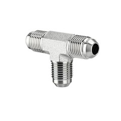 5PCS JIC Male 37° Flare Union Tee Hydraulic Fittings 3/8″ JIC Male x Male x Male