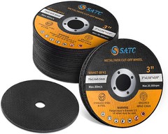 25PCS 3 inch Cut Off Wheels 3/8″ Arbor Die Grinder Metal Cutting Disc Blade Tool