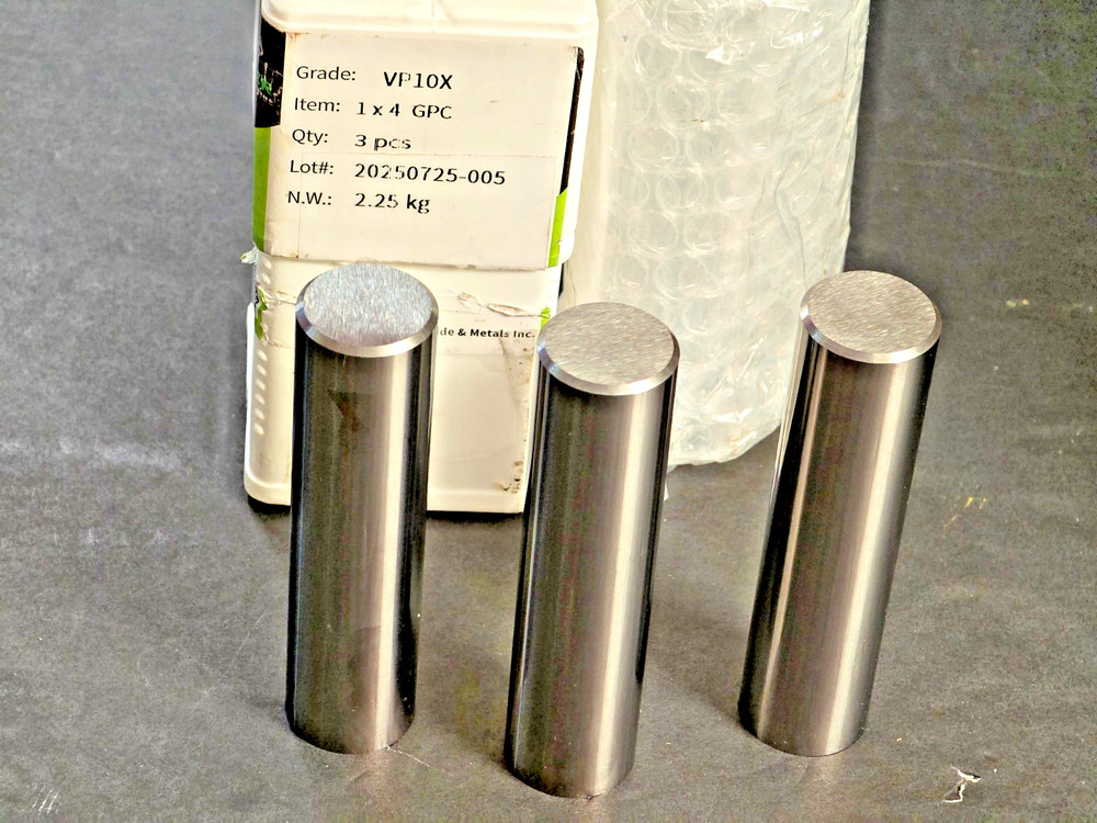Viper VP10X Carbide 1″ x 4″ GPC Carbide Rods (QTY: 3 pcs) 4.15 LB (2.25 kg) NEW