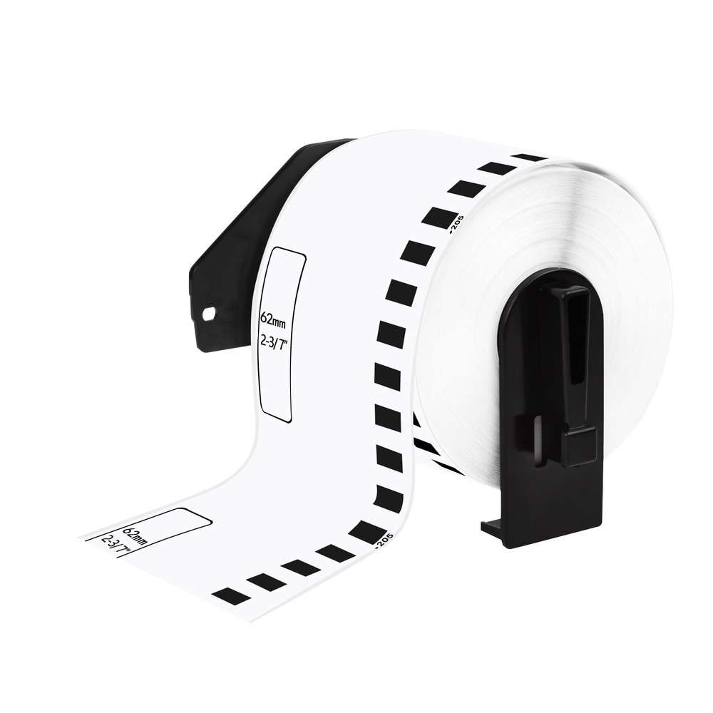 62mm x 30.48m CONTINUOUS Compatible for Brother DK2205 Labels QL-500/1100 2-3/7″
