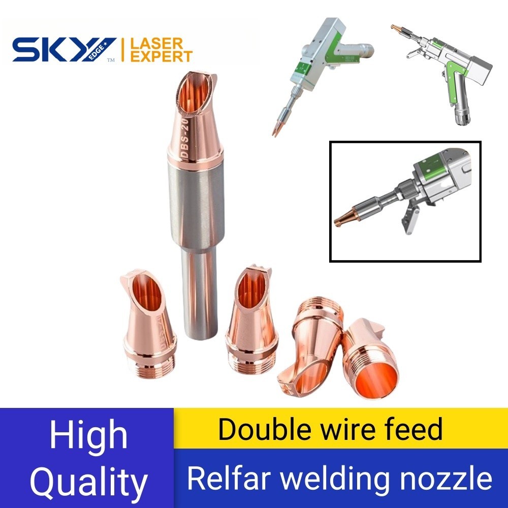 Relfar H35 M16 Double Wires Feeder Nozzles DAS/DBS 1.2/1.6/2.0mm for FWH30/FWH20