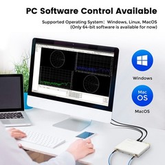 2-Port VNA 100kHz To 6GHz Range Firmware Updates Supported For Linux For MacOS