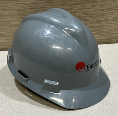 Entergy Nuclear Gray V-Gard MSA Hard Hat – Medium