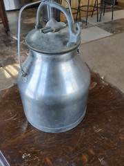 DeLaval 5gal. Stainless Milking Machine Can Pail Bucket W/Lid