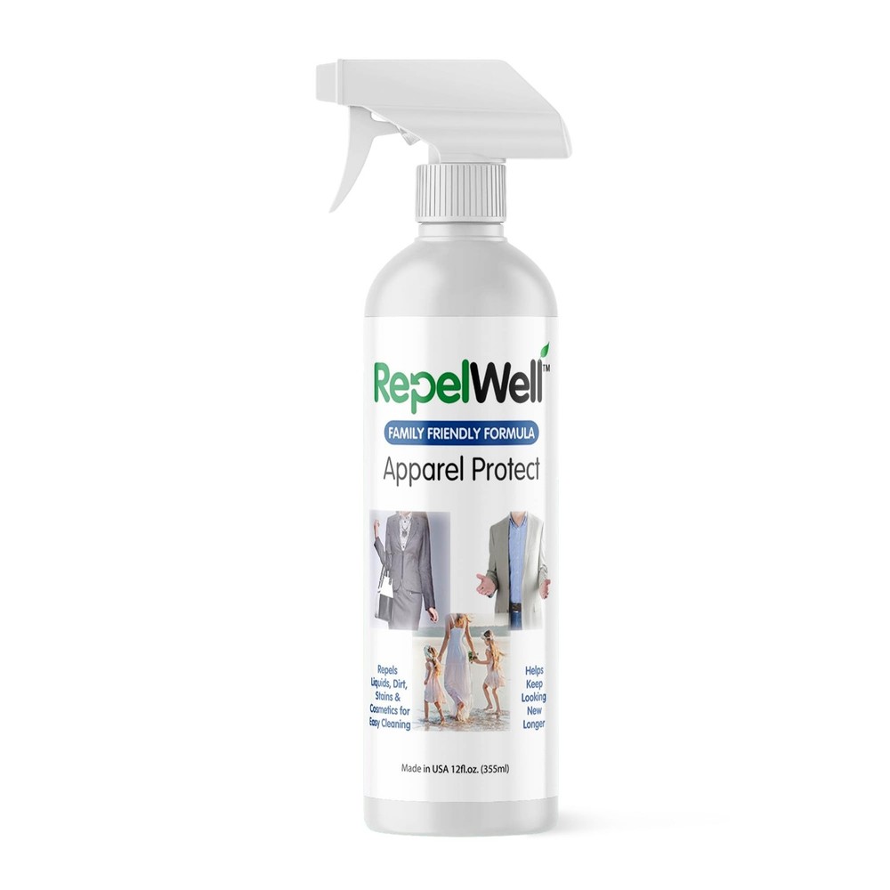 RepelWell Apparel Protect (12oz) Stain & Water Repellent 12 Fl Oz (Pack of 1)