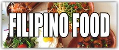 FILIPINO FOOD Advertising Banner Vinyl Mesh Sign street foods manila Philippines
