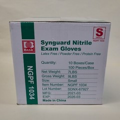 1000pcs Disposable Synguard Nitrile Exam Gloves Medical Gloves Latex Powder Free