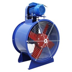 220V Axial Flow Fan 24in Spray Booth Paint Fumes Blower 1450rpm 1500W