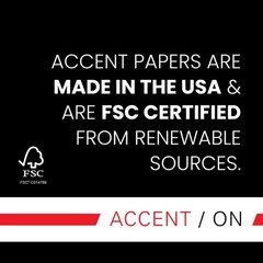Accent Opaque 18” x 12” Cardstock Paper, 120lb, 325gsm, 500 Sheets -4 Reams