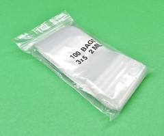 3″ x 5″ Reclosable Bag 100 Clear 2mil Resealable Poly Bags 3×5 2 Mil