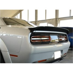 For Dodge Challenger 2008-2022 Trunk Spoiler Wing Unpainted Black ABS 901-42039