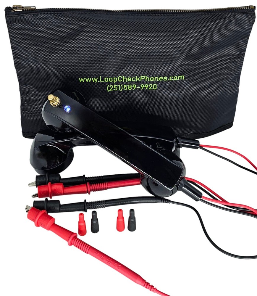 Loop Check­® Phones Electrician Continuity Test Phone Set TE001-B