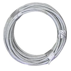 Vinyl Coated Cable 1/8″ to 3/16″ x 250 FT Bulk 7×7 1,700 lbs Capacity Guide Wire