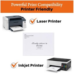 A7 Printable White Envelopes 5×7 100 Pack A7(5.25×7.25 in) – 100 Pack,