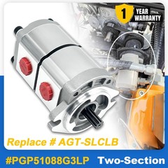 New PGP51088G3LP FOR AGT Two-Section Hydraulic Pump for Skid Steer Loader KTT23