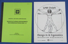Lot-10 1990’s Ergonomic Instruction Books Manuals Information-Protractor GM Ford
