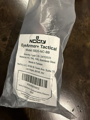 Tactical Shooting Glasses Unisex Ventilated Anti-Scratch & Anti-Fog UV Black NEW