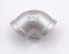 1″ FNPT 90 Degree Pipe Elbow 304 Stainless Steel 150# Class