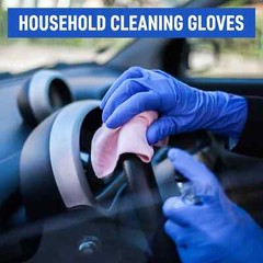 100 4mil NITRILE Disposable Blue Medical Exam Gloves Latex Powder Free S M L XL